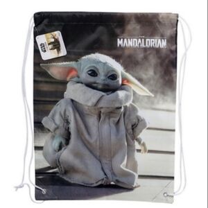The Mandalorian Drawstring Bag - Baby Yoda Design Casual Gift Utility Everyday